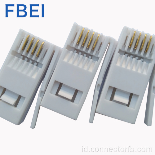 6P4C / 6p6c UK plug konektor RJ11